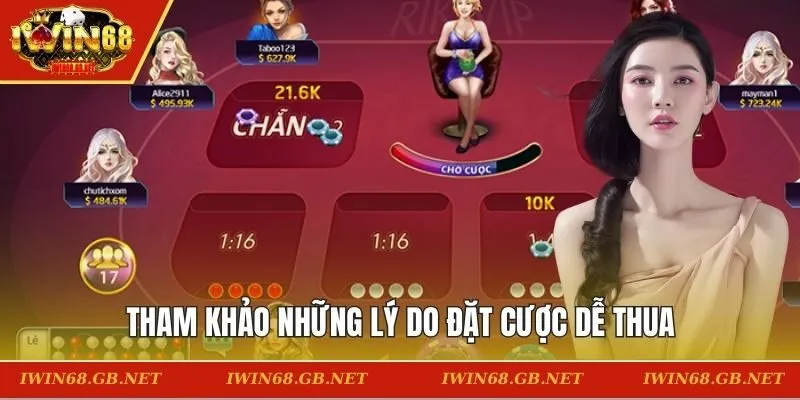 Tham khảo những lý do đặt cược dễ thua