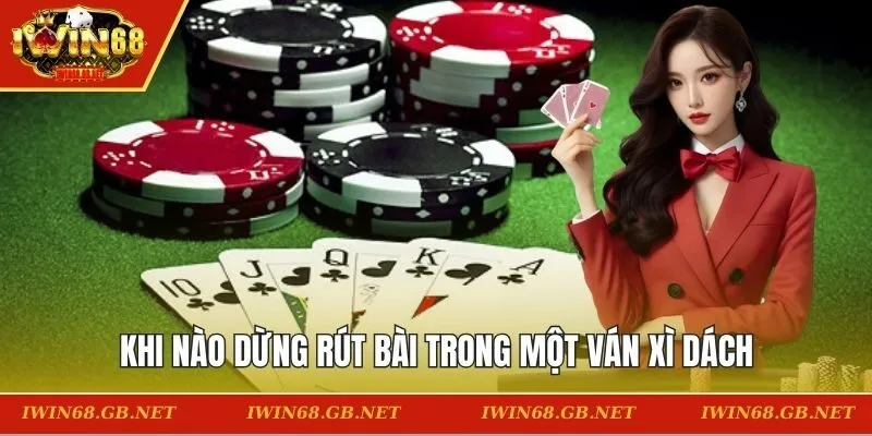Dừng rút bài trong một ván xì dách